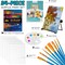 Art Paint Set for Kids, Painting Supplies Kit with 5 Canvas Panels, 8 Brushes, 18 Acrylic Paints, Multi-Function Table Easel, Etc, Premium Acrylic Paint Set for Students, Kids and Beginner.